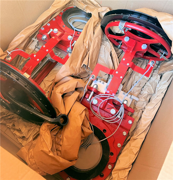8 Units - UNUSED BRAY Series 752, 8" Bidirectional Perimeter Seat Knife Gate Valve